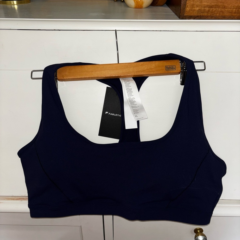 Fabletics Navy Sports Bra - NWT
